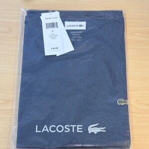 Lacoste Navy Tee with Iconic Logo